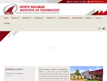 Tablet Screenshot of nmitkerala.ac.in